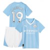 Maglia ufficiale Manchester City 2023-24 J. Alvarez 19 Casa per Bambino